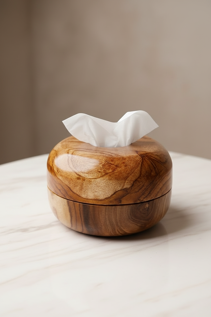 Round Tissue Box