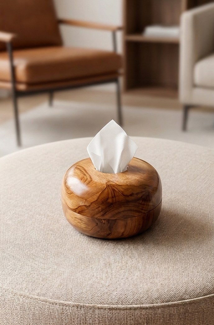 Round Tissue Box