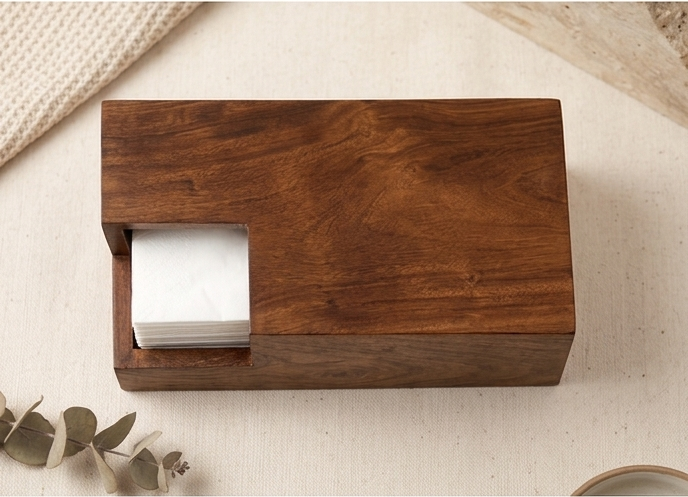 Cornar tissue box