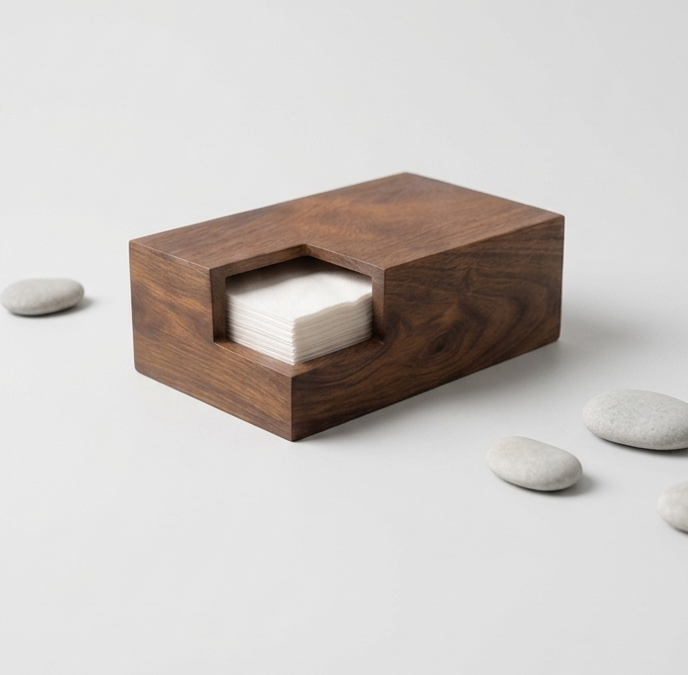Cornar tissue box