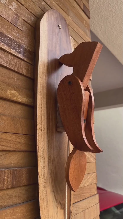 Wooden Woodpeckar Door Bell - Unque Door Bell